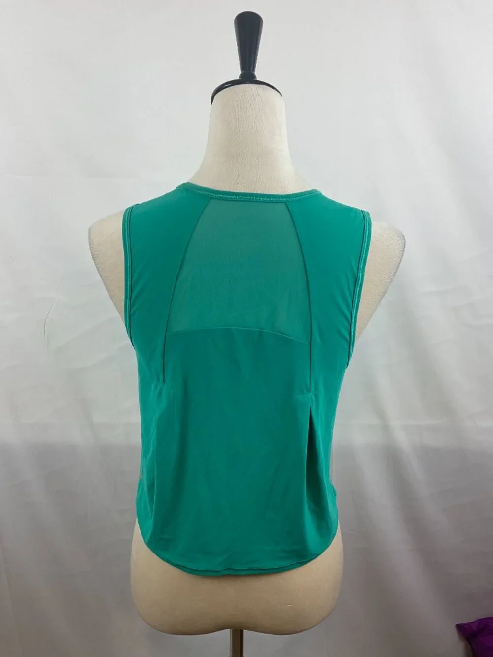 Lululemon Sculpt Crop Tank Top Pleated Emerald Green